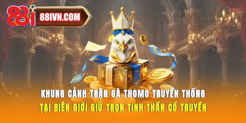 Khung cảnh trận gà Thomo truyền thống tại biên giới, giữ trọn tinh thần cổ truyền