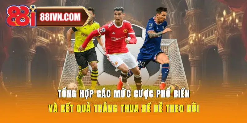 Tổng hợp các mức cược phổ biến và kết quả thắng thua để dễ theo dõi